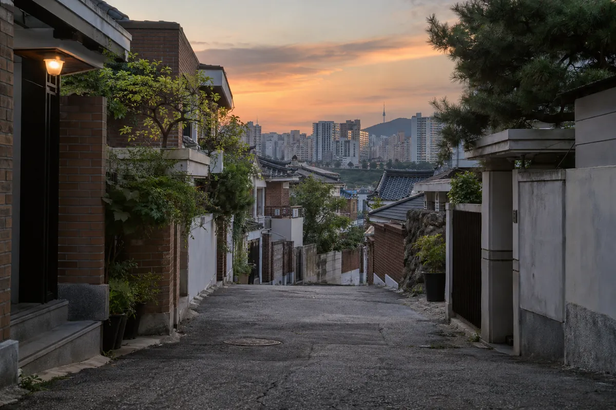 서울특별시 강남구 주택가 풍경