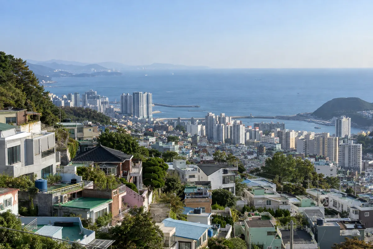 부산광역시 강서구 주택가 풍경