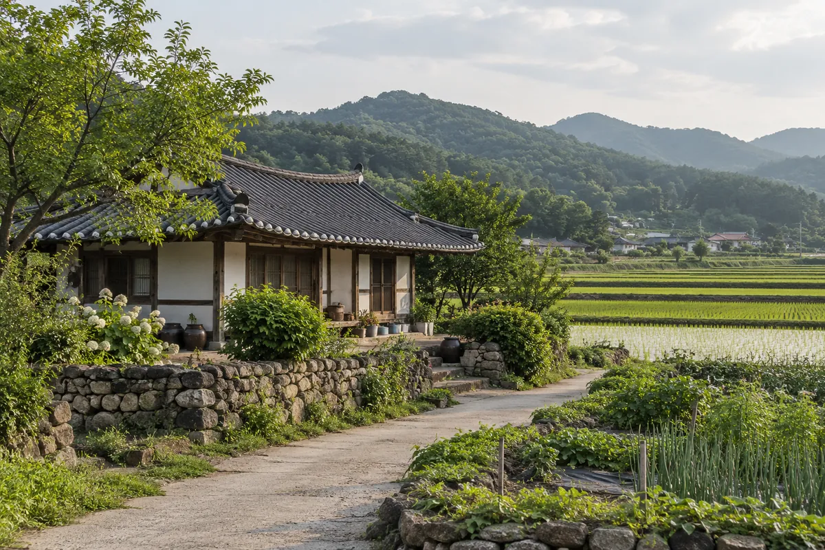 충청남도 계룡시 주택가 풍경