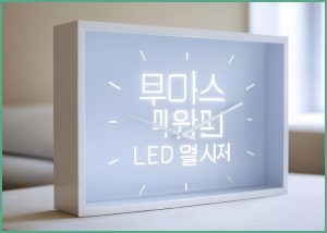 무아스 퓨어 미니 LED 벽...