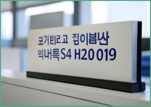 뭉키데코 걸이용 안내판 S4...